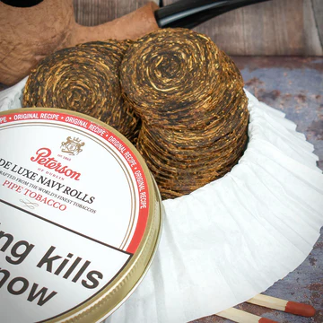 Peterson De Luxe Navy Rolls Pipe Tobacco - 50g Tin